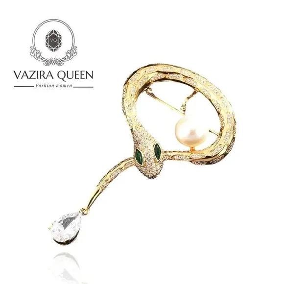 VQ Snake Brooch - Picture 1 of 8